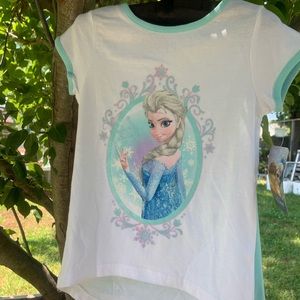 Disney frozen Girls T-shirt with Cape